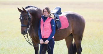In the pink Equetech reversible gilet