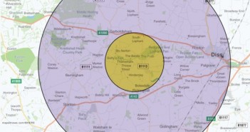Avian flu in East Anglia bird flu zone