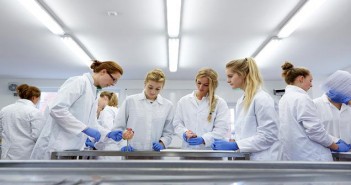 Harper Adams and Keele in talks to establish joint veterinary school Veterinary Physiotherapy students at Harper Adams University