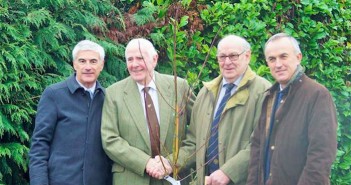 Commemorative tree planted to mark Wynnstay’s centenary year Wynnstay tree planting pic