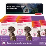 Beaphar extends its pheromone calming range Beaphar CaniComfort CDU - with firework headboard
