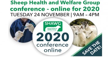 The Sheep Health and Welfare Group Conference – online for 2020 SHAWG conference logo