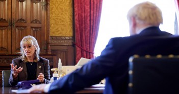 NFU president meets PM to stress need for action on food and farming standards Minette Batters and Boris Johnson