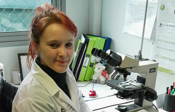 Looking for links between worm egg counts and stress