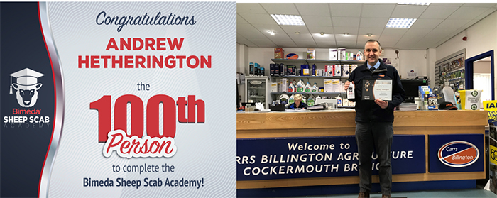 Bimeda Online Sheep Scab Training Academy reaches milestone