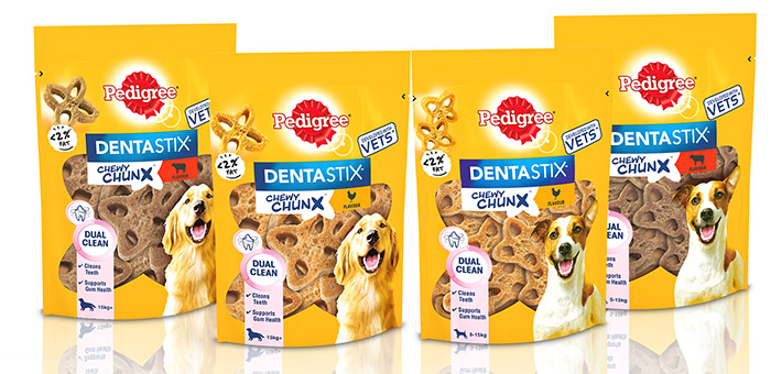 Pedigree launches Dentastix Chewy Chunx