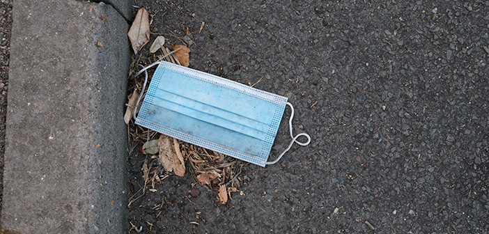 Vets’ warning about dangers of discarded face masks