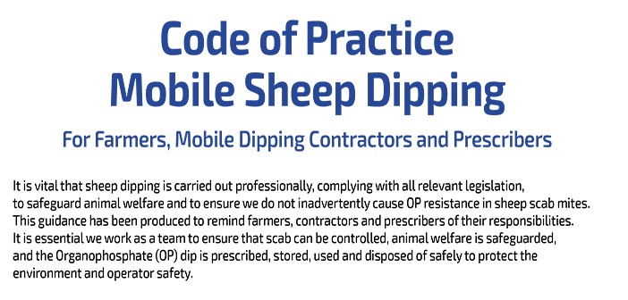 SCOPS Sheep Dip Code of Practice