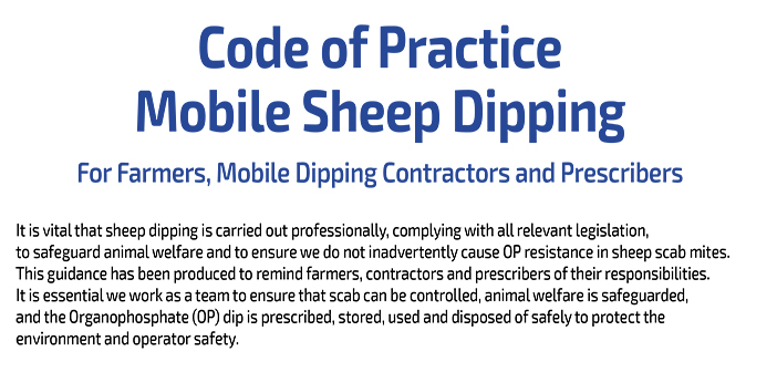 SCOPS launches Code of Practice to ensure safe and effective sheep dipping