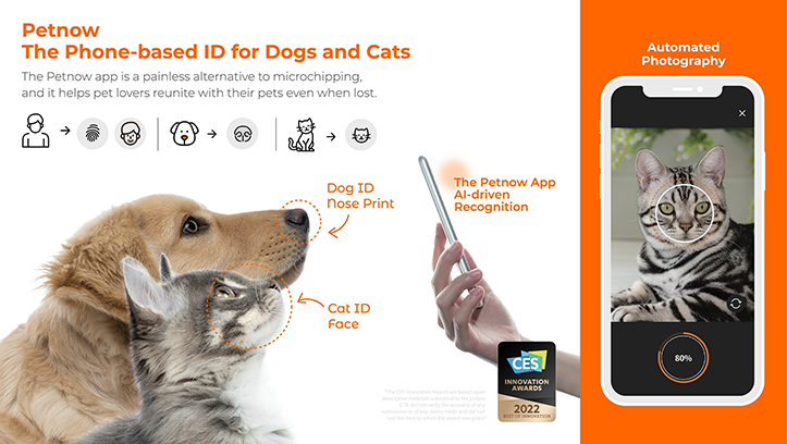 World’s first cat biometric recognition service launched at CES 2023