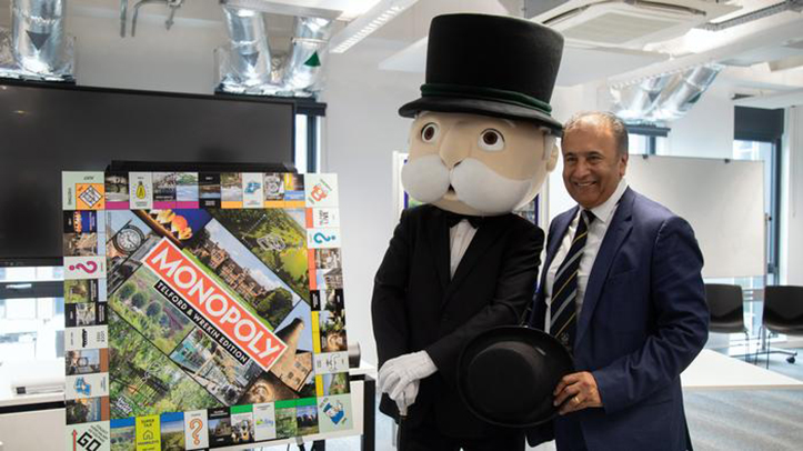 Harper Adams University featured on a new edition of the Monopoly board