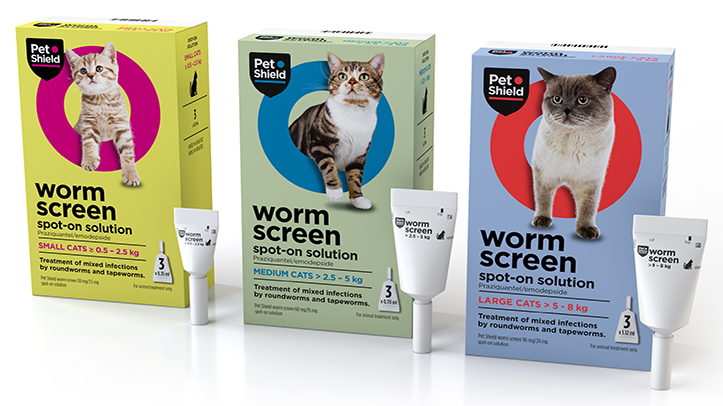 Krka UK adds new spot-on for cat worming to the Pet Shield range